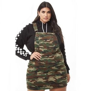 FOREVER 21 Plus Size Camouflage Overall